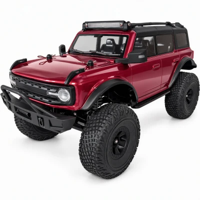 DF models Varant Crawler 4WD 1:18 RTR, portály, 2st. převodovka, LED, vínová metalíza