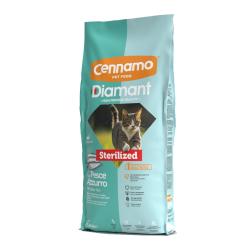Diamant Cat Micio Sterilised Modrá ryba 15 kg