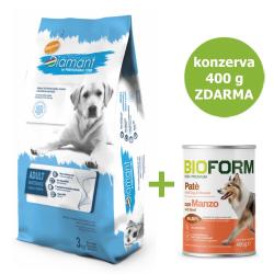 Diamant Dog Adult Tuňák a brambory 3 kg + Konzerva ZDARMA
