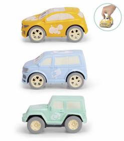 Dickie ABC Auto baby Cozy Friends zpětný chod s očima 3 druhy