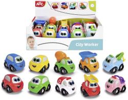 Dickie ABC Auto City Worker baby veselé s obličejem 8 druhů plast