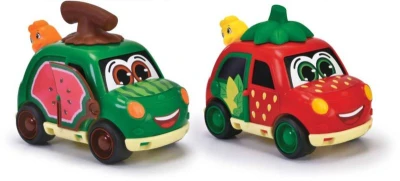 Dickie ABC Baby autíčko Fruit Friends s hracím strojkem ovoce 3 druhy