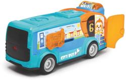 Dickie ABC Baby městský autobus 22cm s chrastítkem volný chod plast