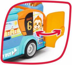 Dickie ABC Baby městský autobus 22cm s chrastítkem volný chod plast