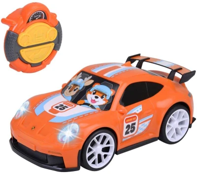 Dickie ABC IRC Baby auto Porsche 911 GT3 na vysílačku 27MHz na baterie Světlo