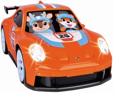 Dickie ABC IRC Baby auto Porsche 911 GT3 na vysílačku 27MHz na baterie Světlo