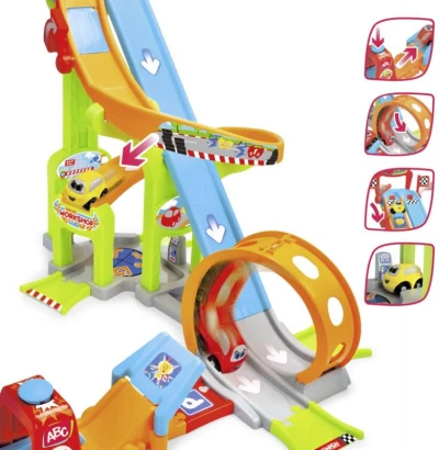 Dickie ABC Mega Jump herní set baby akční dráha se 2 autíčky