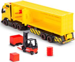 Dickie Auto DHL Volvo FH16 s vysokozdvižným vozíkem na baterie Světlo Zvuk