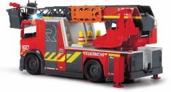 Dickie Auto hasičské Scania hasiči 35cm stříká vodu na baterie Světlo Zvuk
