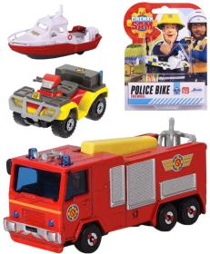 Dickie Auto kovové Požárník Sam 1:64 volný chod 8 druhů Dickie Auto kovové Požárník Sam 1:64 volný chod 8 druhů