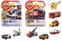 Dickie Auto kovové Požárník Sam 1:64 volný chod 8 druhů