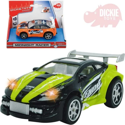 Dickie Auto Midnight Racer 12cm na zpětný nátah 2 barvy Zvuk plast