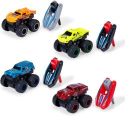 Dickie Auto off-road Key Racer velká kola set s vystřelovačem 4 druhy kov