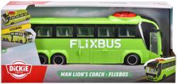 Dickie Autobus MAN Flexibus volný chod 27cm s ovládáním předních kol