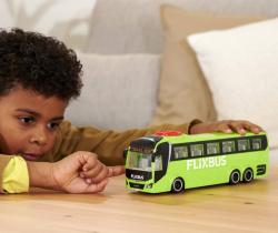 Dickie Autobus MAN Flexibus volný chod 27cm s ovládáním předních kol