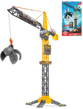 Dickie Jeřáb Mighty Crane věžový stavební 110cm ovládání na kabel na baterie