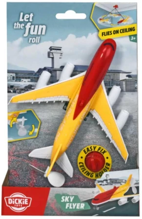 Dickie Letadlo Sky Flyer 18cm závěsná dekorace létající na baterie plast