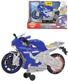 Dickie Motocykl Yamaha R1 Wheelie Raiders 26cm na baterie Světlo Zvuk Dickie Motocykl Yamaha R1 Wheelie Raiders 26cm na baterie Světlo Zvuk