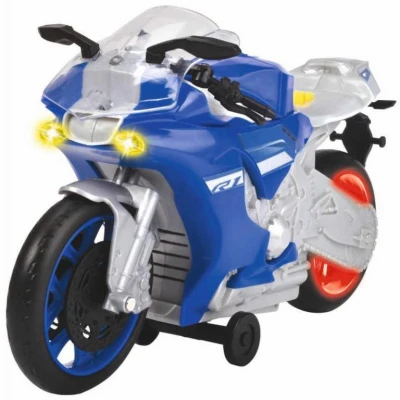 Dickie Motocykel Yamaha R1 Wheelie Raiders 26cm na batérie Svetlo Zvuk