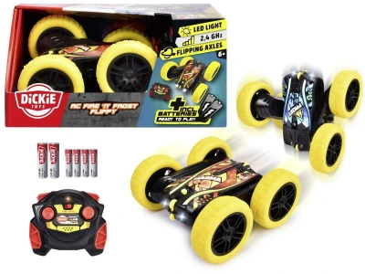 Dickie RC Auto Firen Frost Flippy trikovacie na vysielačku 2,4GHz na batérie Svetlo