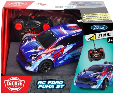Dickie RC Auto športové Ford Puma ST na diaľkové ovládanie 27MHz na batérie