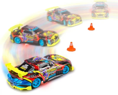 Dickie RC Auto Tornado Drift 4x4 na vysílačku 2,4GHz na baterie Světlo USB