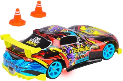 Dickie RC Auto Tornado Drift 4x4 na vysílačku 2,4GHz na baterie Světlo USB