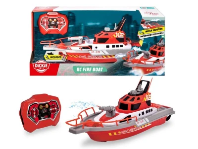 Dickie RC loď RC loď hasiči požárníci 37cm, 3kanál