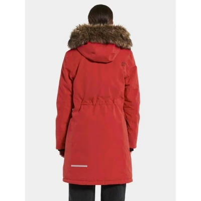Didriksons Erika W 503816 dámský kabát - 1 MM FLÍČEK POUZE 32 - červená (VÝPRODEJ)