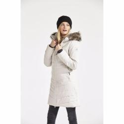 Didriksons Natasha W 501799 dámský kabát POUZE 48 - bílo-šedá (VÝPRODEJ)