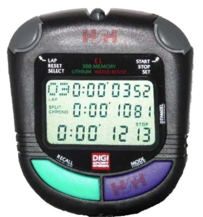 Digi Sport Instrument DTM60EL 60Lap stopky s podsvětlením