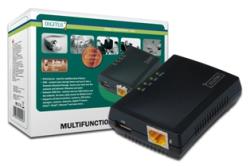 DIGITUS 1-Port. USB 2.0 - Multifunkční Síťový server