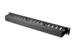 Digitus 19" vyvazovací panel klecový 1U, černý Digitus 19" vyvazovací panel klecový 1U, černý