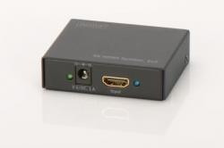 Digitus 4K HDMI Rozbočovač 1x2,, podporuje audio, DSD audio, HD Audio, černý Digitus 4K HDMI Rozbočovač 1x2,, podporuje audio, DSD audio, HD Audio, černý