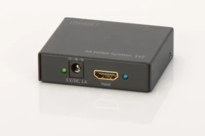 Digitus 4K HDMI Rozbočovač 1x2,, podporuje audio, DSD audio, HD Audio, černý Digitus 4K HDMI Rozbočovač 1x2,, podporuje audio, DSD audio, HD Audio, černý