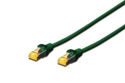 Digitus CAT 6A S-FTP patch cable, Cu, LSZH AWG 26/7, length 7 m, color green Digitus CAT 6A S-FTP patch cable, Cu, LSZH AWG 26/7, length 7 m, color green