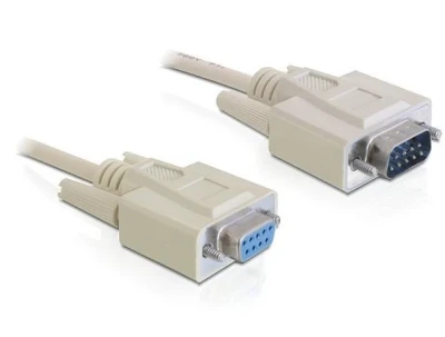 DeLock Sériový kable RS-232, Sub-D9 samec/samice 5 m DeLock Sériový kable RS-232, Sub-D9 samec/samice 5 m