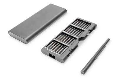 Digitus 57dílná sada přesných mechanických šroubováků pro mobilní telefon, notebook, PC, hodinky, brýle, konzole. Digitus 57dílná sada přesných mechanických šroubováků pro mobilní telefon, notebook, PC, hodinky, brýle, konzole.
