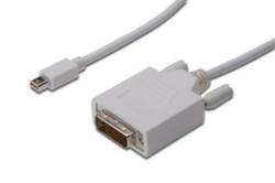 Digitus DisplayPort Kabel, mini DP/M - DVI(24+1)/M 2.0m Digitus DisplayPort Kabel, mini DP/M - DVI(24+1)/M 2.0m