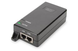 DIGITUS Gigabit Ethernet PoE + Injector, 802.3at Power Pins: 4/5 (+), 7/8 (-), 30W
