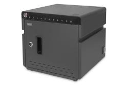 DIGITUS mobilní stolní nabíjecí skříňka pro tablety do 14 palců, 10 zařízení. UV-C, USB-C ( až 20W na zařízení DIGITUS mobilní stolní nabíjecí skříňka pro tablety do 14 palců, 10 zařízení. UV-C, USB-C ( až 20W na zařízení