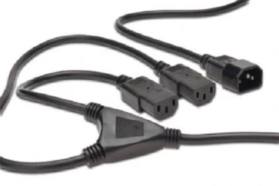 Digitus Napájecí kabel Rozbočovací, C14 - C13 2x, M / F, 1,7m, H05VV-F3G 1.0qmm / 0.75qmm, bl Digitus Napájecí kabel Rozbočovací, C14 - C13 2x, M / F, 1,7m, H05VV-F3G 1.0qmm / 0.75qmm, bl