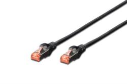 Digitus Patch Cable,S-FTP, CAT 6, AWG 27/7, LSOH, Měď, černý 5m Digitus Patch Cable,S-FTP, CAT 6, AWG 27/7, LSOH, Měď, černý 5m