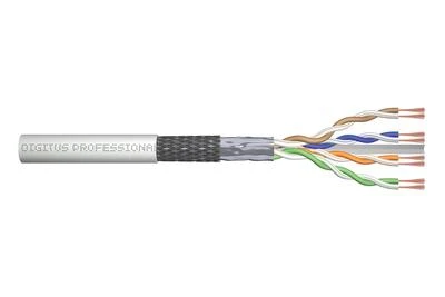 Digitus Patch kabel CAT 6 SF-UTP, surová délka 305 m, papírová krabička, AWG 26/7, LSZH, simplex, barva šedá Digitus Patch kabel CAT 6 SF-UTP, surová délka 305 m, papírová krabička, AWG 26/7, LSZH, simplex, barva šedá
