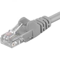 PremiumCord Patch kabel UTP RJ45-RJ45 CAT6 10m šedá PremiumCord Patch kabel UTP RJ45-RJ45 CAT6 10m šedá