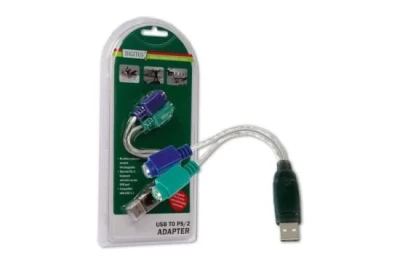 Digitus převodník USB na PS/2, 2xMiniDin6/F, USB A/M Digitus převodník USB na PS/2, 2xMiniDin6/F, USB A/M
