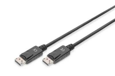 Digitus Připojovací kabel DisplayPort 1.2, DP M/M, 3,0 m, se západkou, Ultra HD 4K, bl Digitus Připojovací kabel DisplayPort 1.2, DP M/M, 3,0 m, se západkou, Ultra HD 4K, bl