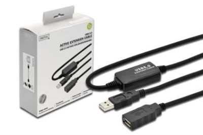 Digitus USB 2.0 aktivní prodlužovací kabel 10m Digitus USB 2.0 aktivní prodlužovací kabel 10m