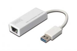 Digitus USB 3.0 adaptér na Gigabit Ethernet , 1x RJ45, USB-A, 10/100/1000Mbps, USB 3.0 XP, Vista, 7, Max OS X, Linux Digitus USB 3.0 adaptér na Gigabit Ethernet , 1x RJ45, USB-A, 10/100/1000Mbps, USB 3.0 XP, Vista, 7, Max OS X, Linux
