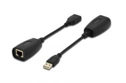 DIGITUS USB Extender, USB 1.1, prez Cat 5, 5e nebo Cat 6 UTP kabel, až 45 m / 150 ft DIGITUS USB Extender, USB 1.1, prez Cat 5, 5e nebo Cat 6 UTP kabel, až 45 m / 150 ft